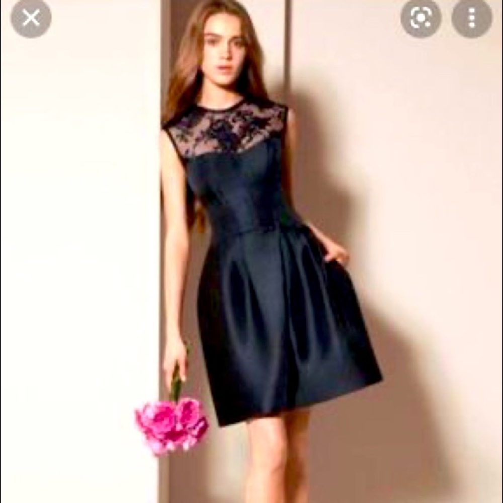 Vera Wang navy dress